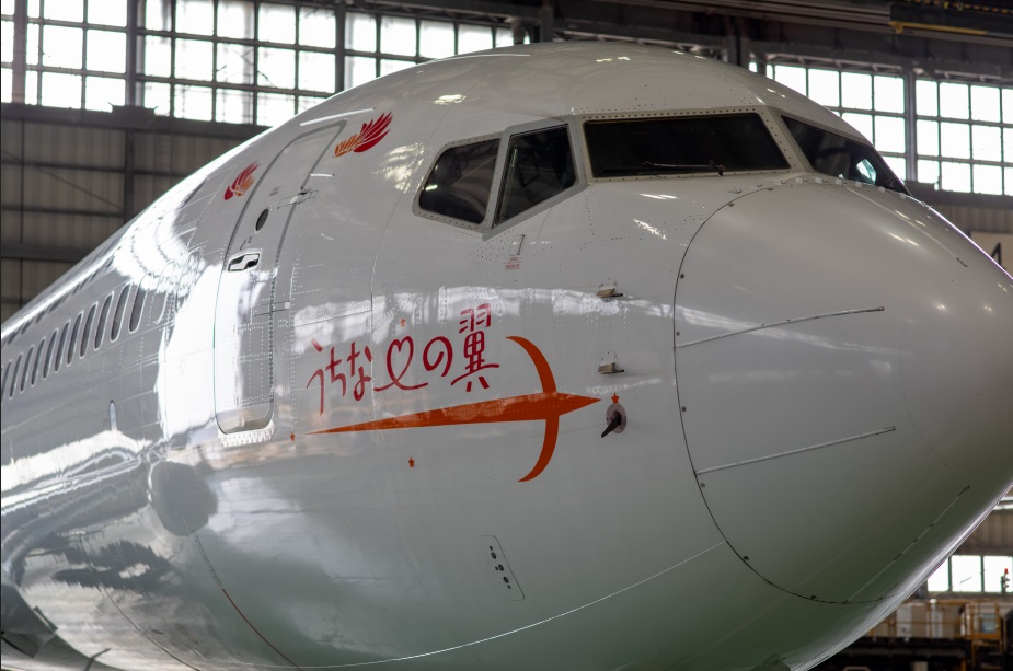 ❶　1/200　JTA　B737-446 JA8991 うちなーの翼 ➀ 1/200 JTA B737-446 JA8991 うちなーの翼 - メルカリ