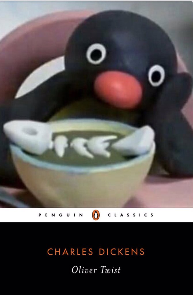 jeannetmodi's tweet image. Che arte sarebbero le copertine Penguin con Pingu ✨
