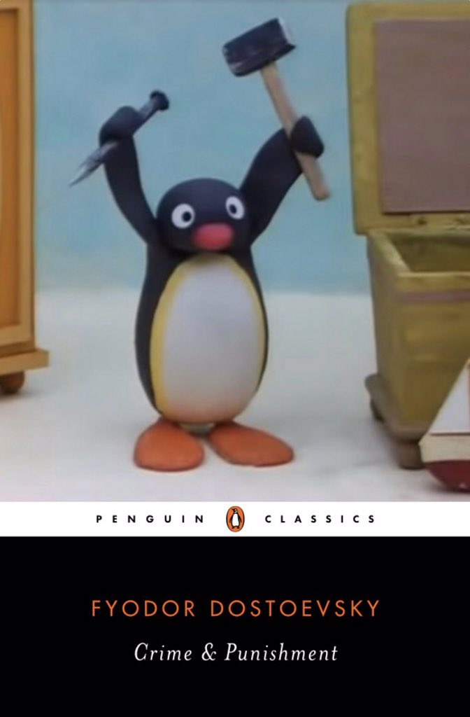 jeannetmodi's tweet image. Che arte sarebbero le copertine Penguin con Pingu ✨