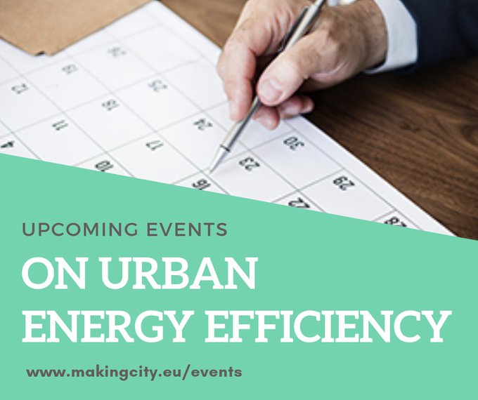 MakingCity_EU's tweet photo. The #MakingCity #events calendar is the place to find all upcoming events related to #urban #energyefficiency ⚡
Take a look today👉 https://t.co/xy4zGi4sR5 https://t.co/vGw3WERf1X