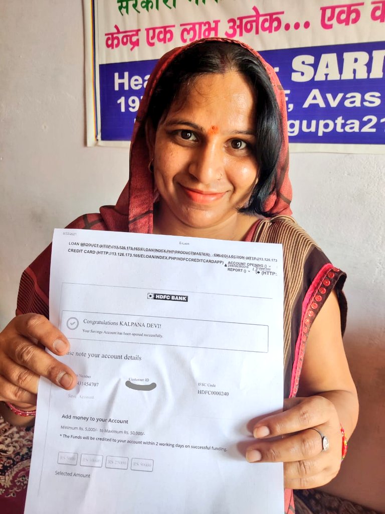 somyagupta217's tweet photo. When CSC Gives all services in one place ... Then the happy  faces r like this ..
#Bank_account_opening 
#No_requirement to fill a long form #5_mints_insta_account
Sarika Computer Academy ..
CSC RUNKATA AGRA 
@HDFC_Bank @dintya15
@CSCegov_ #sca
 @CSCUttarPradesh 
Somya Gupta Agra https://t.co/m8b5wUALYA
