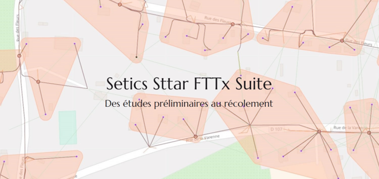 📢 Annonce d'une nouvelle suite logicielle de conception de réseau !

Commercialisée par Setics, l'offre intègre les logiciels <a href="/Setics_Sttar/">Setics Sttar</a> et <a href="/SplicyCorp/">SPLICY</a> pour permettre une prise en charge de l'APS au récolement.

Pour en savoir plus : cutt.ly/6n74YZv

#FTTX #RIP #THD
