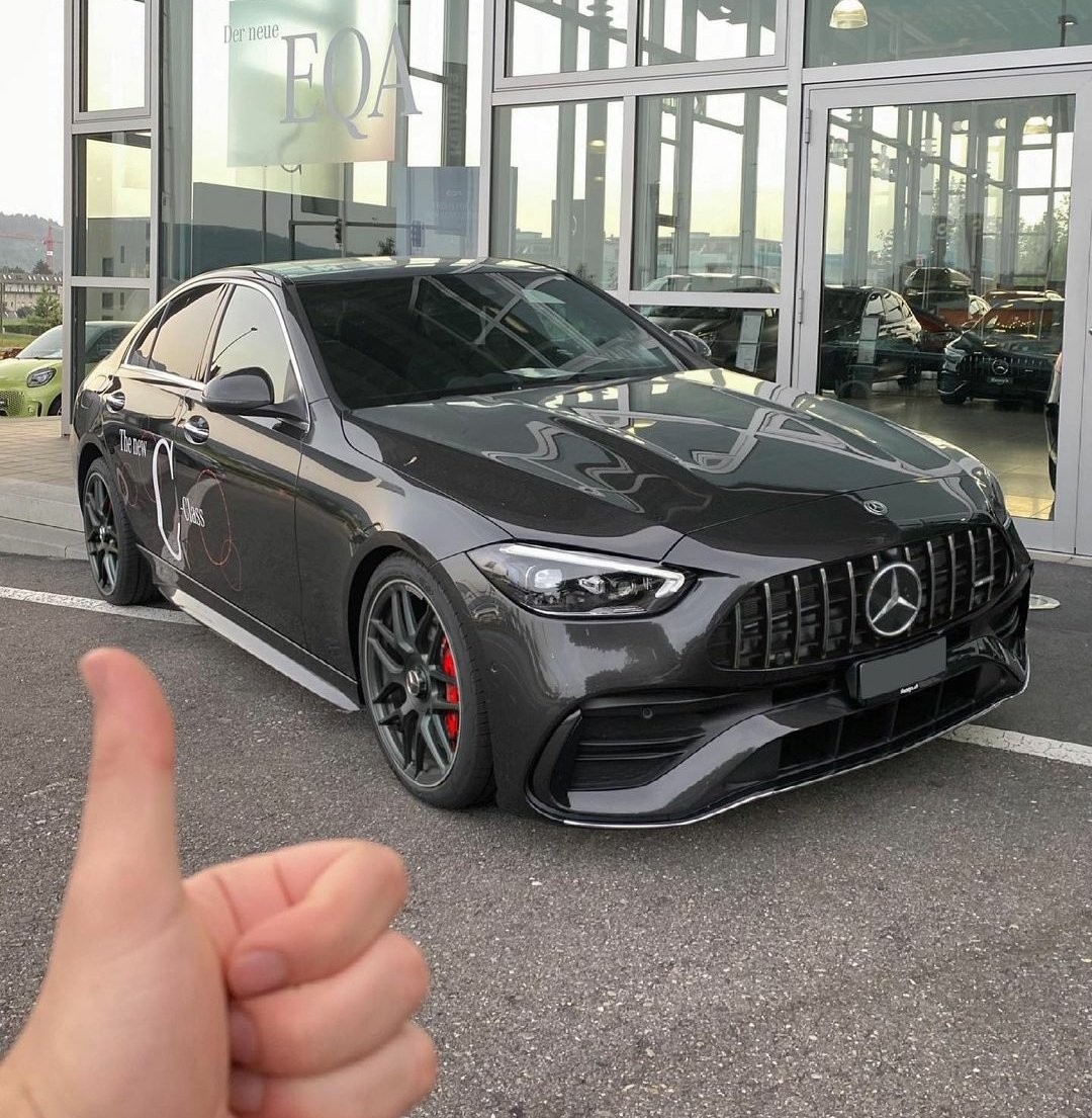 cars_pixels's tweet image. The Mercedes-AMG C63 sedan rendered by 📸 Germanalphacars.