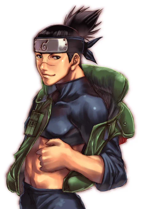 NARUTO絵だとこんなの描いてました(2000年前半辺り) 