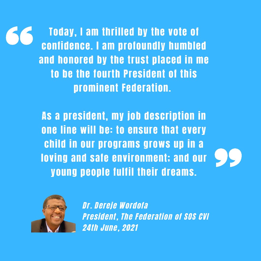 Thank you for the vote of confidence! Congratulations to all who made it happen! ⁦<a href="/sos_children/">SOS Children's Villages International</a>⁩