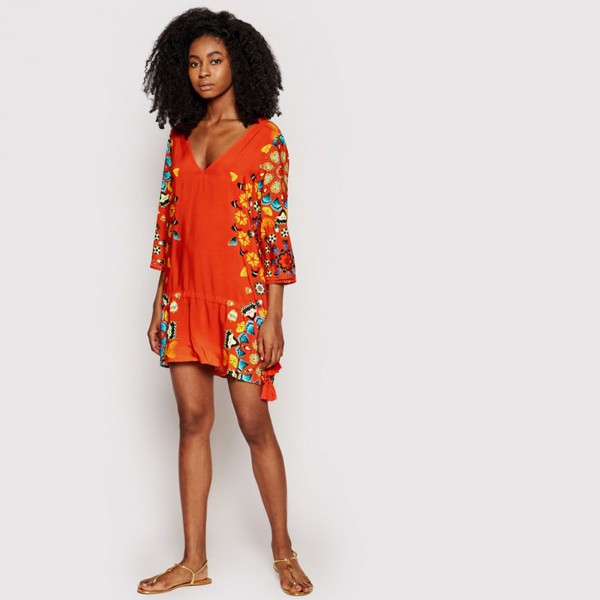 ModamenteCom's tweet image. DESIGUAL ABITO CORTO Donna, maniche 3/4, scollo a "v", dettagli a contrasto, logo.
Il prezzo più basso sul web
COMPRA ADESSO SU ➡️ modamente.com