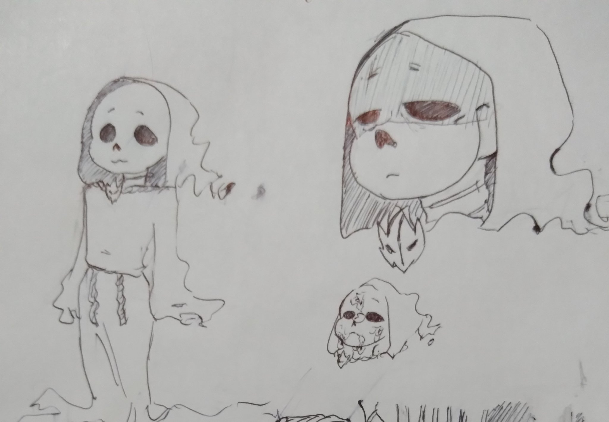 Tox on X: Some doodle requests from my Instagram @//Toxphobia #sans # undertale #utau #utaus #genosans #reapersans #nmsans #nightmaresans  #epicsans #underverse  / X