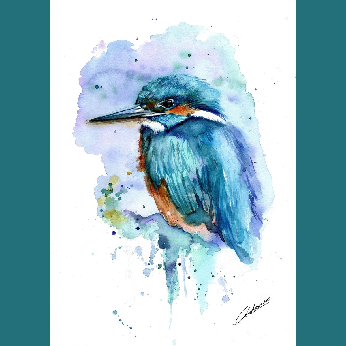 WO_Watercolour's tweet photo. Playing with wet on wet, do you like my hooter? 🦉#barnowl #kingfisher #swallow #Watercolourpainting #GOAT @BBCCountryfile @BBCSpringwatch #artwork #naturelovers #ArtistOnTwitter #sale #etsysale #birds #HomeDecor #interiordesign #painting #siri #animals https://t.co/825j8nPWZb https://t.co/d0P2sdvWYE