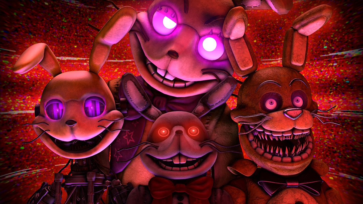 {SFM/SSR] - Glitchtrap and Hench-Rabbits Wanted to make something SSR ...