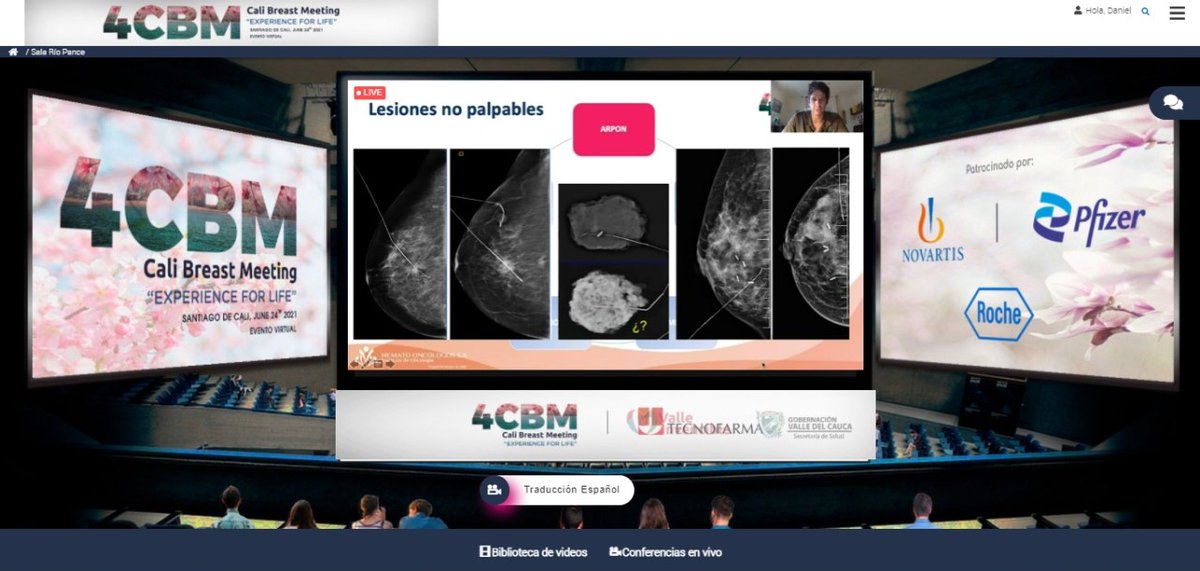 HematoOncologos's tweet photo. "Las imágenes de mama son muy importantes en el diagnostico del cáncer. Cada vez se operan mas lesiones no palpables con la ayuda de la tecnología mejorando la sobrevida de las pacientes" Dr. Isaac Cebrecos 🇪🇸

Conéctate en: https://t.co/ze5YzSXipR

#4CBM https://t.co/CYcwWUtt7l
