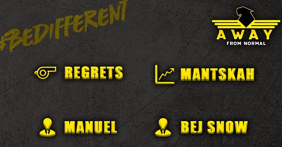 Buon pomeriggio a tutto ecco a voi il nostro staff diamogli un caloroso benvenuto nei commenti! 

Il nostro analyst <a href="/Mantskah_lol/">Mantskah</a>

Il nostro coach Regrets 

I nostri due TM <a href="/BejSnow/">Bej Snow</a> e Manuel 

#bedifferent 💛🖤