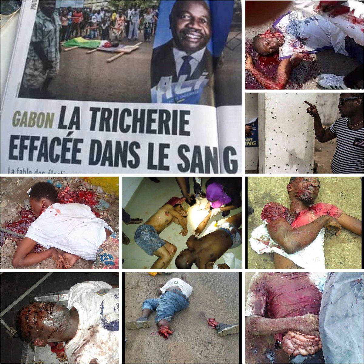 #Africa #Gabon 🇬🇦 #JEUDI NOIR # JEUDI #NOIR. Le #sang a coulé sur notre sol.🇬🇦 Pensons toujours aux martyrs, #assassinés par des #mercenaires étrangers, #commandités par le #régime criminel, #illégitime Bongo PDG🇬🇦