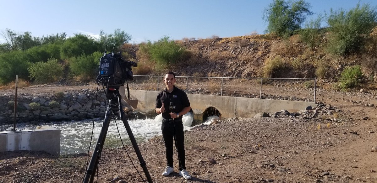 At <a href="/SRPconnect/">Salt River Project</a> GRUSP this beautiful Arizona morning with <a href="/JorgeTWeather/">Jorge Torres</a>, <a href="/Abc15Scottw/">ScottW_abc15</a> and <a href="/abc15/">ABC15 Arizona</a>. Tune in at 7:30 &amp; 740 to learn more about how we help cities store water for the future.