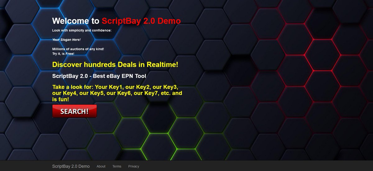 ScriptNet_IT's tweet image. Discover the New #ScriptBay
Fast, Responsive, Infinite Scroll, HQ Image previews and easy to use for everyone. This is the base of the success on Internet! ScriptBay 2.0 - your New Stand-alone #EPN script, whit included #HTML5 #SEO Optimized Landing page. 
new-web.net/11k