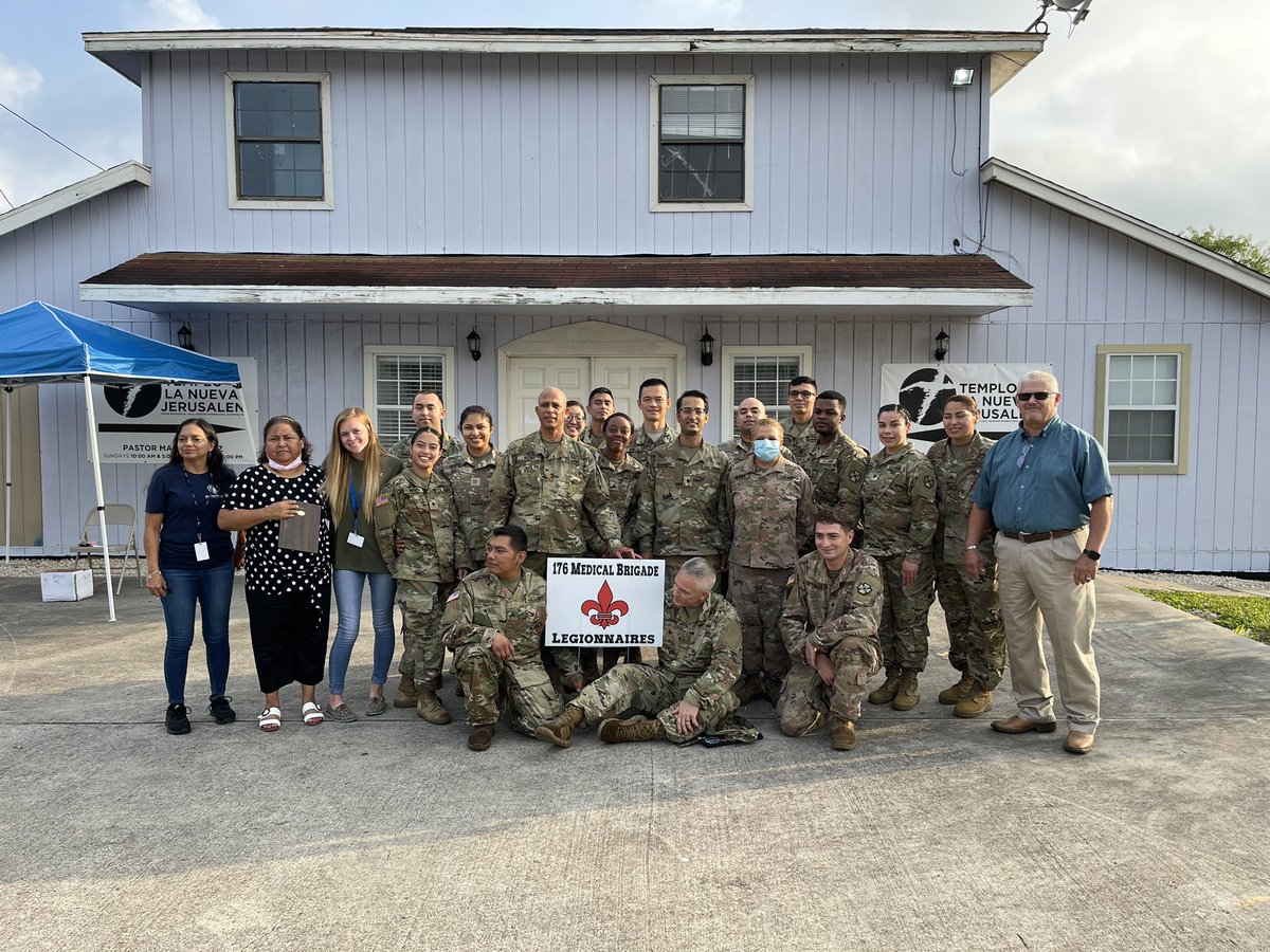 Dedication ceremony at clinic. Store 6564 and The 176 medical brigade giving back to the community.