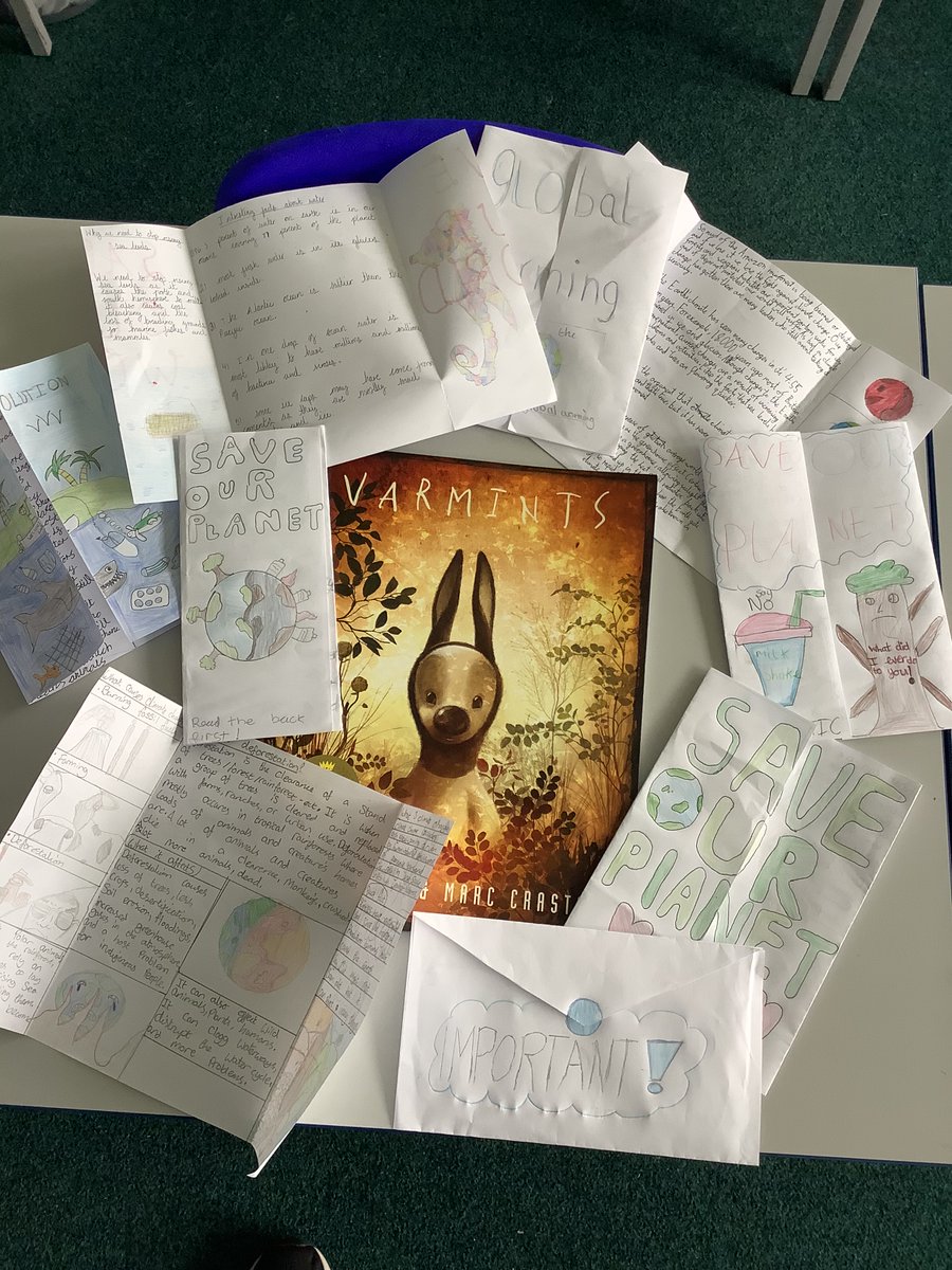 ReinwoodJuniors's tweet image. Loved this book! #Varmints and #RJS6S have really thought about  the impact we have on our planet. #RJSReadAllAboutIt #RJSEnglish #RJSEco