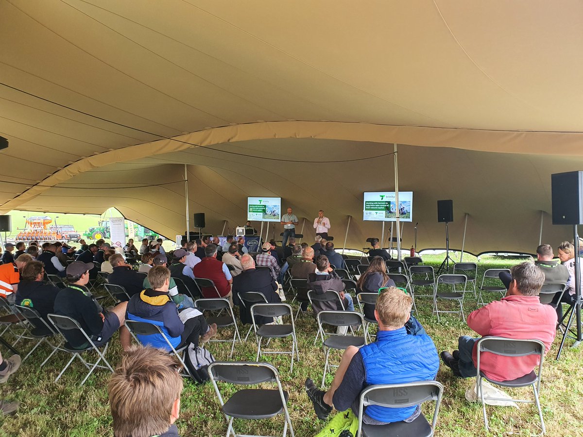 TrinityAgTech's tweet photo. There's also the biodiversity aspects - regen ag farms have skylarks popping out of their fields says @No1FarmerJake https://t.co/Sph0CRdkgE