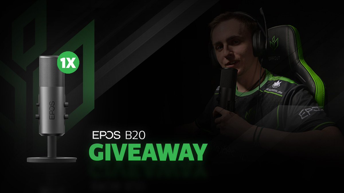Together with our audio partner, @eposaudiogaming, we are giving away a brand new B20 streaming microphone! To enter:

💚 Follow @eposaudiogaming &amp; <a href="/sproutGG/">Sprout</a>
🔁 Retweet this Tweet
✨ Tag two friends

The winner will be selected on June 30, 2021. Good luck to you Sproutlings! 🌱🍀