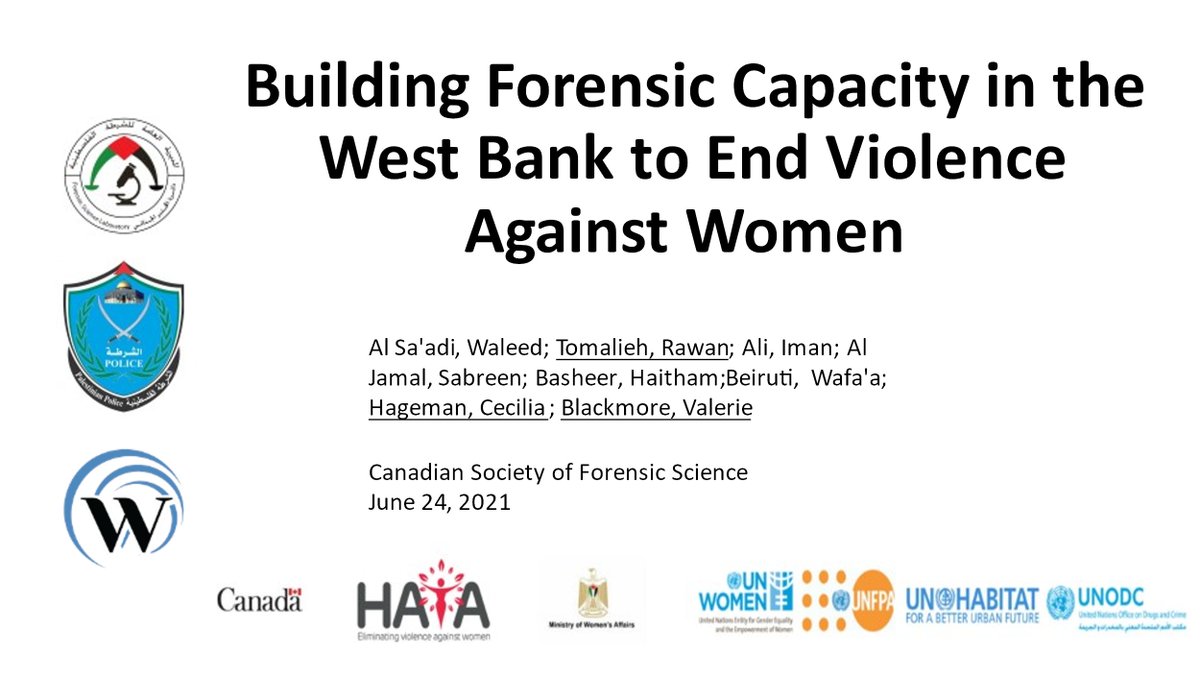 Great work team! Amazing presentation this morning on international forensic capacity building!!! #2021CSFS
<a href="/CanadaDev/">Development Canada</a> <a href="/UNODC/">UN Office on Drugs & Crime</a> <a href="/UN_Women/">UN Women</a>