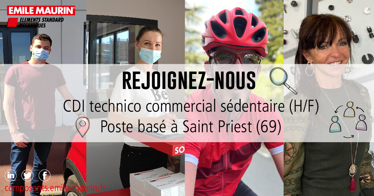 📢[RECRUTEMENT] [#COMMERCIAL SÉDENTAIRE]
Vous êtes à la recherche de nouveaux défis ? Vous aimez le contact, être force de proposition, travailler en équipe, relever les challenges ?
Rejoignez notre super team👉bit.ly/3pTKjvZ 

#lyon #CDI #offresdemploi #industrie