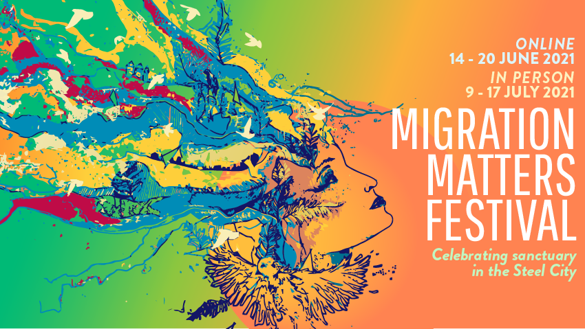 theatredelishef's tweet photo. Hey #Sheffield! 📢 Less than two weeks until @migmatfest 👀
Book now 👉https://t.co/rG6R77EgMT
#MigMatFest #MigMat21 #TogetherWithRefugees #SheffieldEvents https://t.co/31bYybX5be