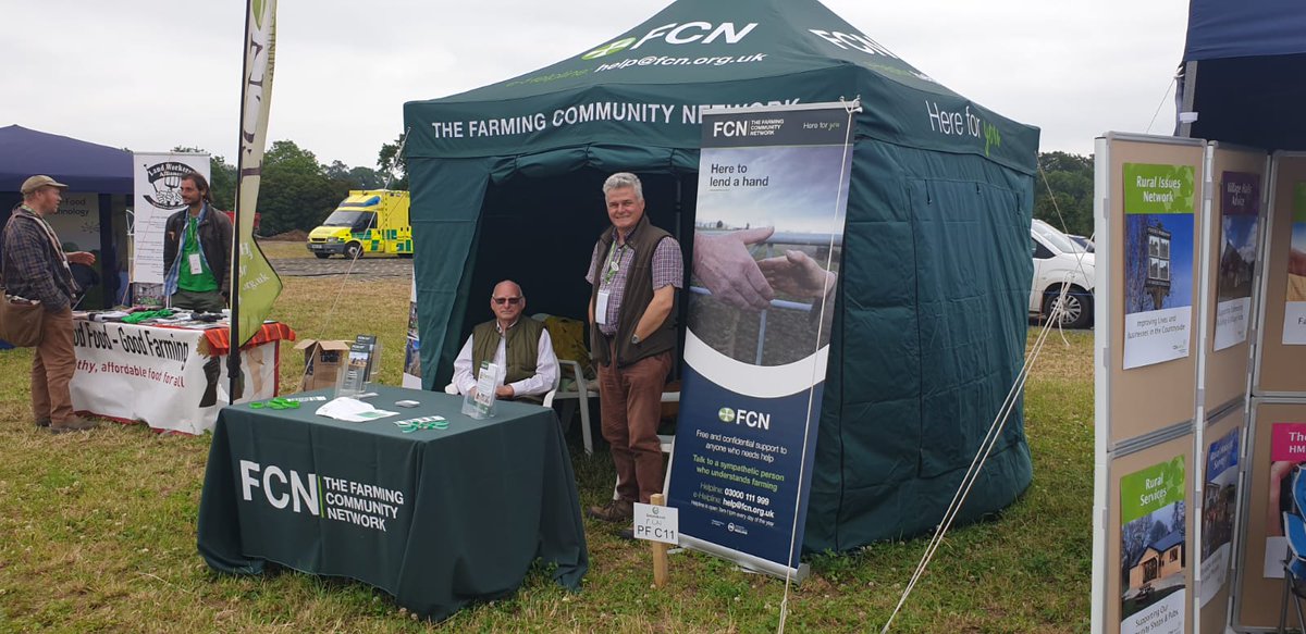 Great to be at <a href="/Groundswellaguk/">Groundswell</a> today discussing #regenerativeagriculture and the work of FCN supporting farming families. Our Head of Operations Philip Wilson is joined by Brian Burgess, Herts FCN Coordinator.