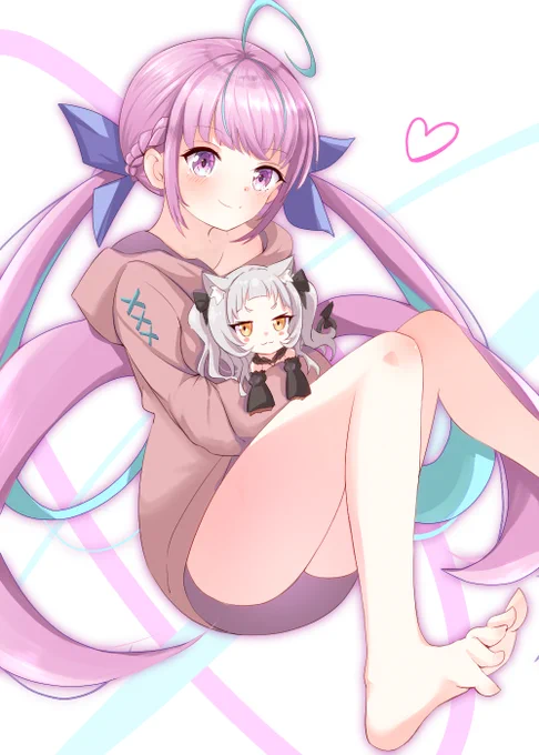 #100日間100枚イラストチャレンジ 
#あくあーと
あてぃしのこと好きすぎぃー 