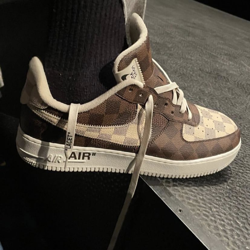 JustFreshKicks on X: Louis Vuitton x Nike Air Force 1 Low Friends