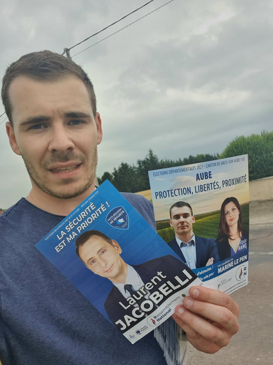 jordan_guitton's tweet photo. Ruralité ! 
Double scrutin #Regionales2021 et #departementales2021 
#Jacobelli2021 @ljacobelli #RassemblementNational pour le canton d'#Arcis 
En avant! 
+ entretien des panneaux officiels https://t.co/ZagsFwPrz9