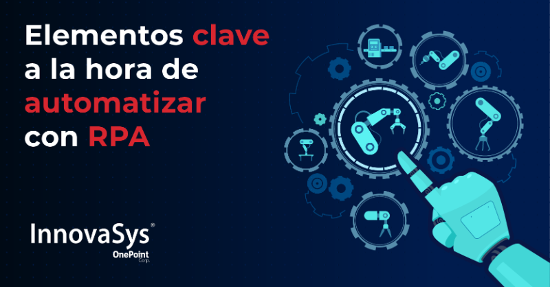 InnovasysCorp's tweet photo. La automatización robótica de procesos se deberá implementar en aquellas áreas donde se ejecutan tareas manuales, repetitivas y estandarizadas, que al ser optimizadas, permitirán una reducción de errores y una mayor productividad.

Para conocer más sobre este tema, ingresa a: