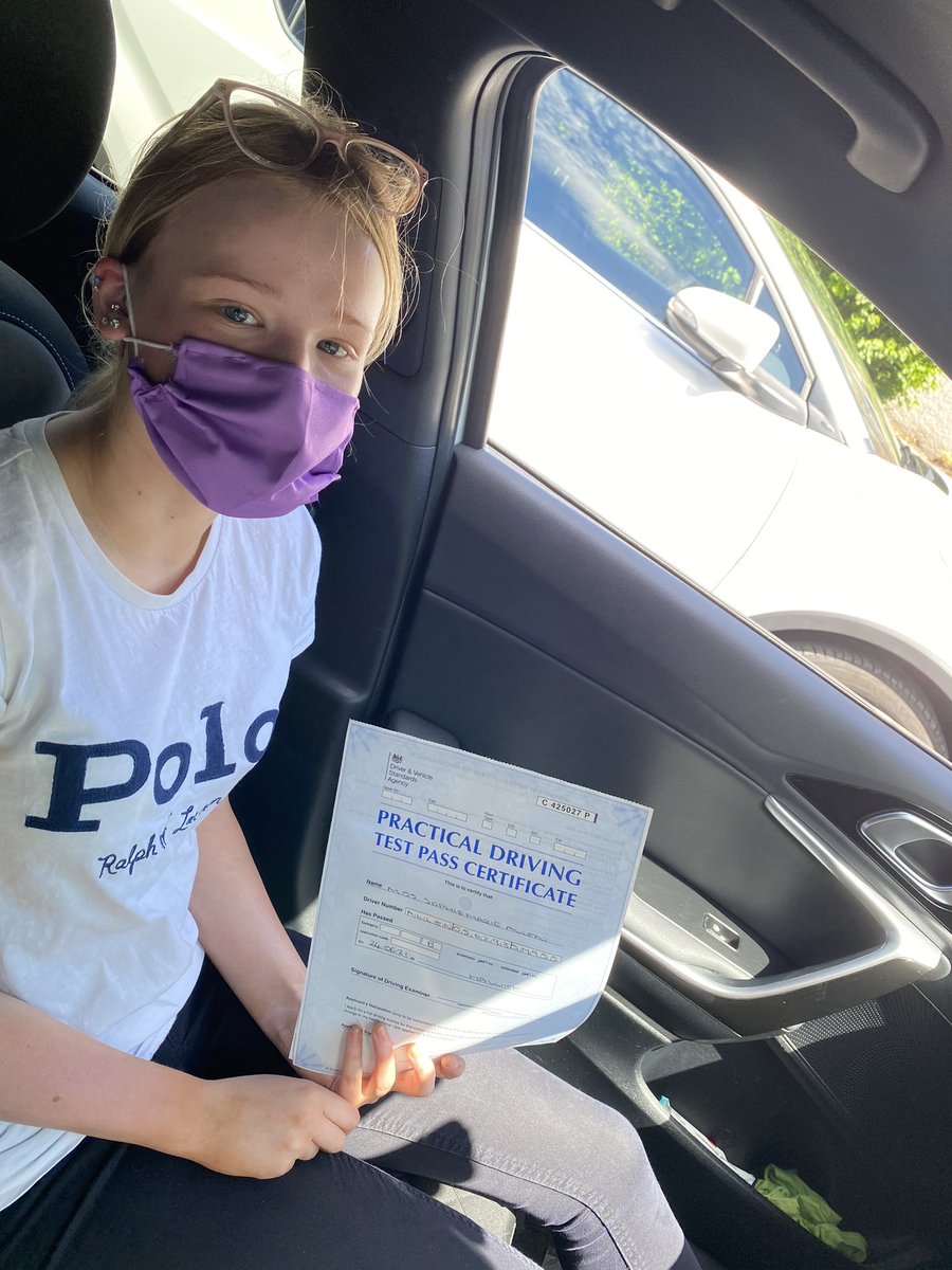 hopeysdriving's tweet photo. Well done to Sophie on passing her driving test 1st time today 🔥🔥🔥 https://t.co/02V0VXoHSk