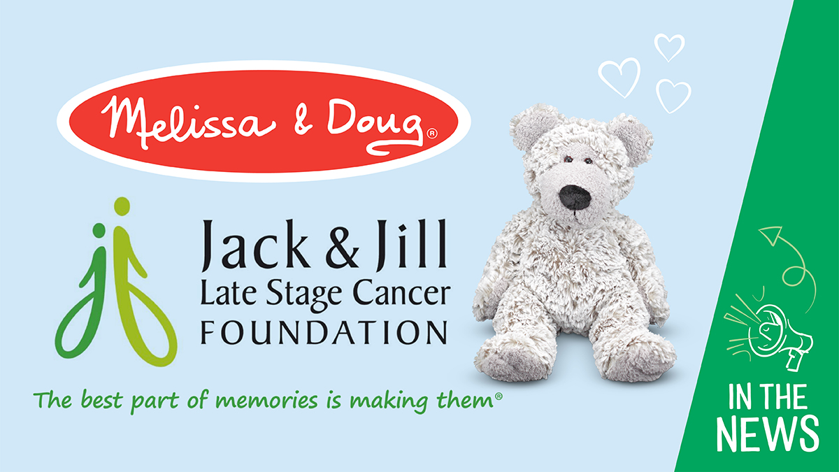 We are proud to be partnering with the Jack & Jill Late Stage Cancer Foundation. Learn more: bit.ly/3xO50vR