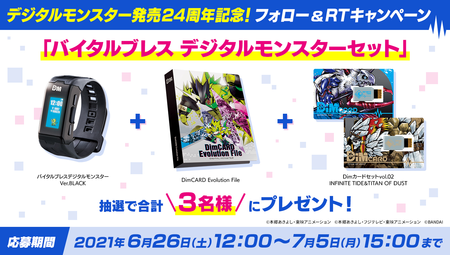 デジタルモンスター　エボリューションキャンペーン　Wカードセット　当選品 デジタルモンスターエボリューションキャンペーンWカードセット