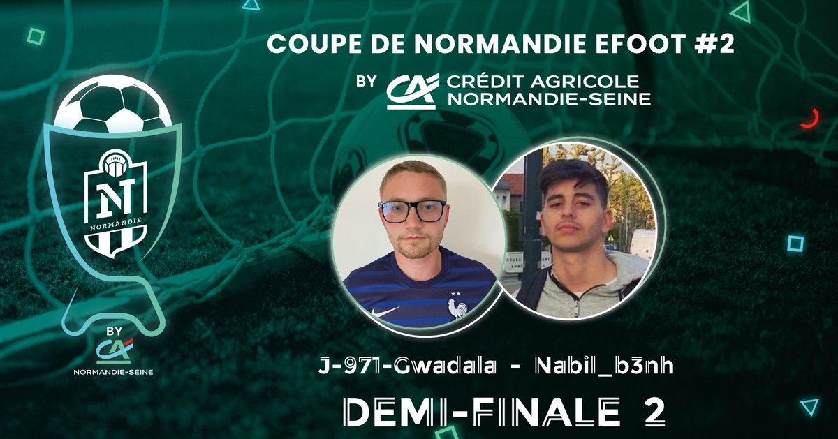 𝗖𝗼𝘂𝗽𝗲 𝗱𝗲 𝗡𝗼𝗿𝗺𝗮𝗻𝗱𝗶𝗲 𝗘𝗳𝗼𝗼𝘁 🎮
Ils étaient plus de 600 et ils ne sont plus que 4 ! 🏆
À la veille de la phase finale de la Coupe de Normandie Efoot by <a href="/CANSeine/">Crédit Agricole Normandie-Seine</a>, nous sommes allés à la rencontre des 4 demi-finalistes ➡️ urlz.fr/fZ4b