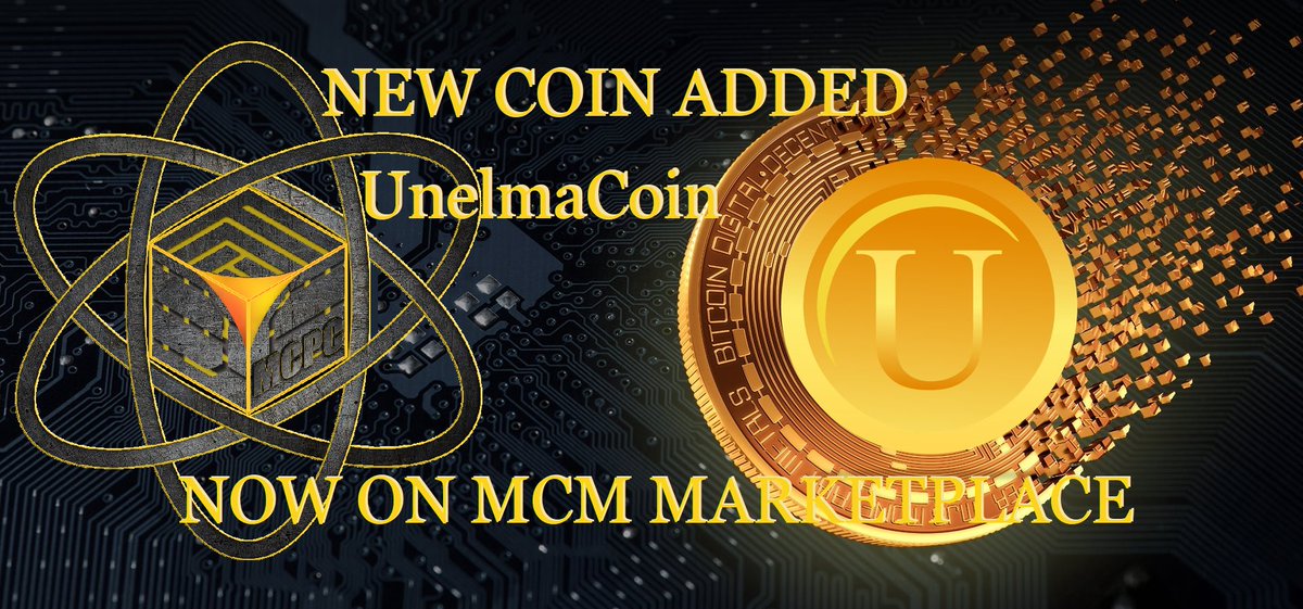 CryptoMcpc's tweet photo. Team MCPC is proud to announce that we have listed $UNC as a method of payment on our very own marketplace MCM.

Buy and sell anything now with 
@unelmaplatforms
 
 and other altcoins on: https://t.co/Mg5b28uEfn
#BTC #MCPC #UNC $ETH $POS #Crypto https://t.co/LsIUlIdpib