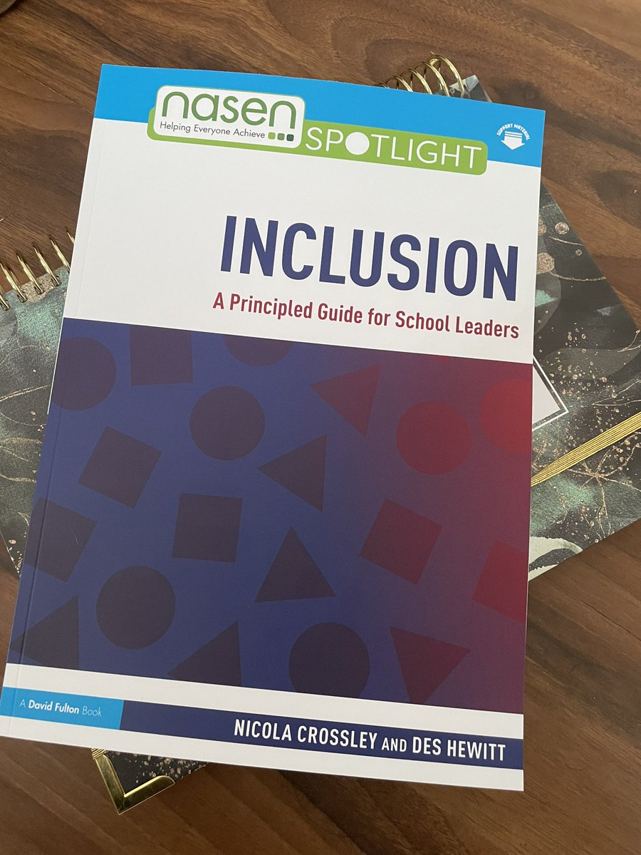 MrsLearyteaches's tweet photo. Look what’s arrived! Excited! Looking forward to reading this @Nic_Crossley1 @deshewitt #inclusion #nasen https://t.co/006FG1ofRG
