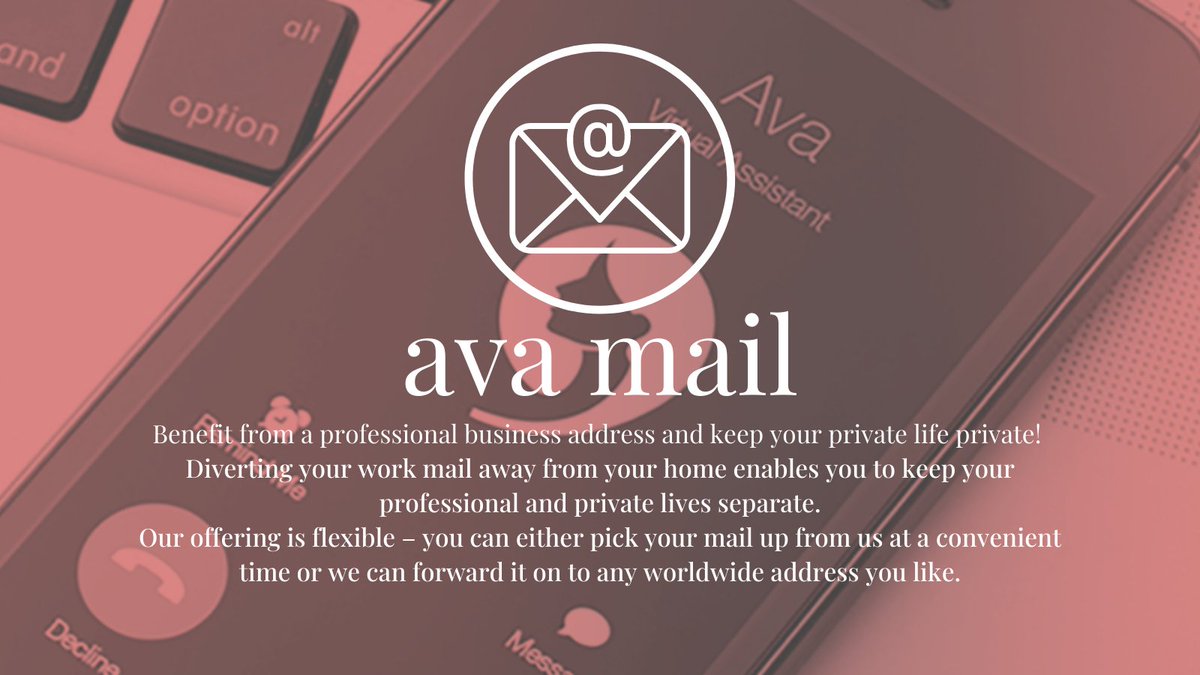 Aside from making a good impression with clients, using ava’s mail forwarding services helps you to maintain a good work-life balance. You can rest assured that no potential opportunities or importance correspondence slip through the cracks.