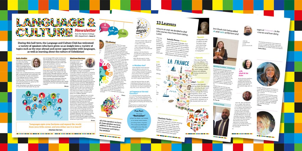 Here is the second <a href="/Hymers_College/">Hymers College</a> Language and Culture newsletter! bit.ly/3qi0nrm 

A huge well done to our students for all their tireless effort! <a href="/Hymers_culture/">Hymers Language and Culture Club🌏</a> 🌍🇪🇸🇩🇪🇫🇷👏👏