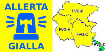 #AllertameteoFVG ALLERTA REG N. 16/21: DALLE ORE 15:00 ALLE ORE 24:00 DEL 24/06 ALLERTA GIALLA PER RISCHIO TEMPORALI FORTI SU ZONE FVG A, FVG B E FVG C. bit.ly/2qfRA8U