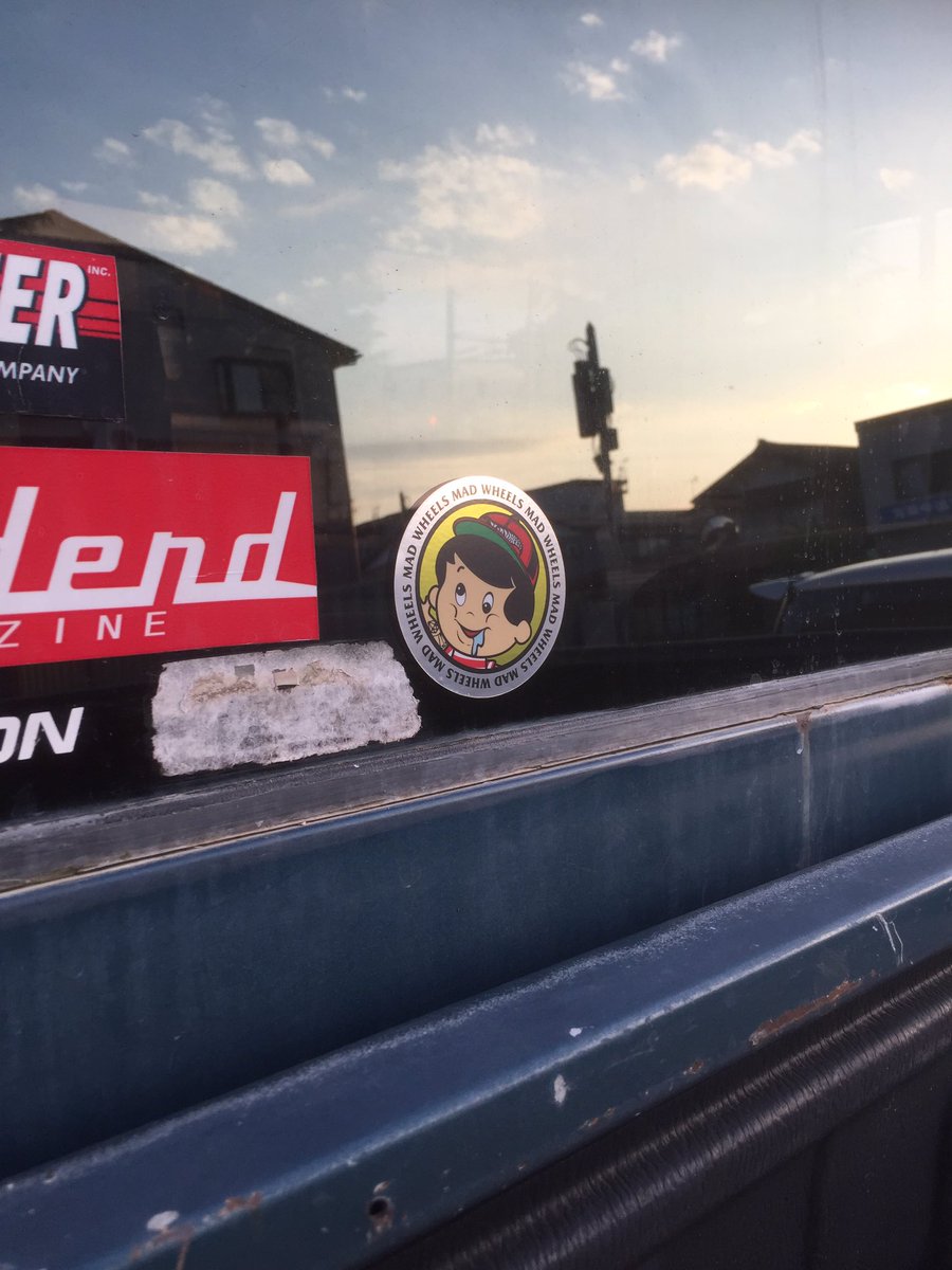 ricepinstripes's tweet photo. 相棒戻ってやっと貼れましたー
#hellsdept
#madwheels
#五郎丸 https://t.co/bv1MemIqPb