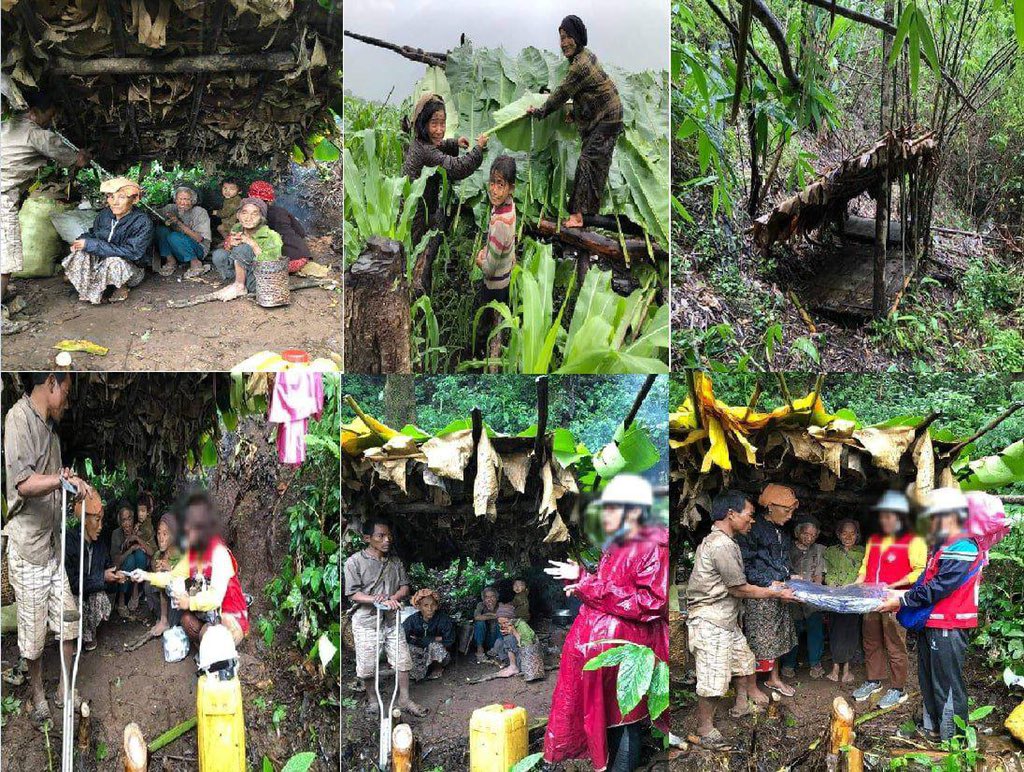 Though there is no more fighting between SAC &amp; PDF in Kanpetlet, more than 2000 refugees including elderlies &amp; children are still fleeing and are in need of food, clothes, shelters &amp; medical supplies. #AuspiceRefugees #June24Coup #WhatsHappeningInMyanmar