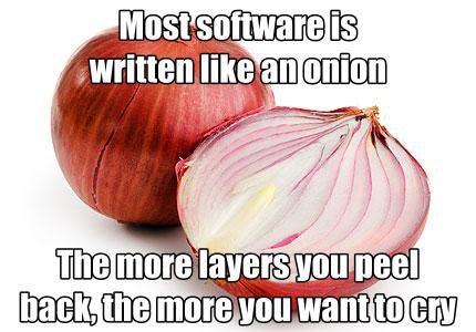 code_memez's tweet image. Pretty layers of encapsulation......!

#programmers #pprogramming #programmersmeme #programmingmemes  #programmershumor #programminghumor #developer #developersmemes #memes #code #coding #codememes #codingmemes