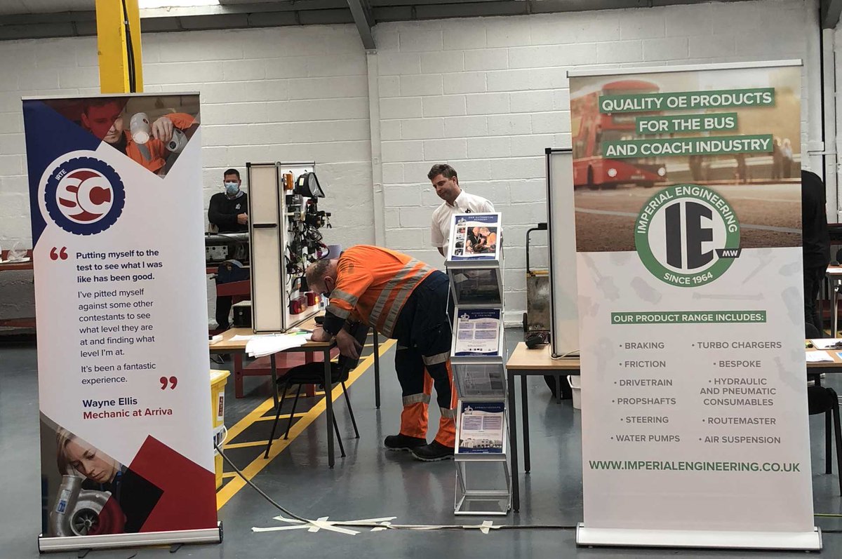 imperialengine's tweet image. Great to be involved with the #IRTESkills Challenge for bus and coach technicians and apprentices at S&amp;amp;B Automotive Academy in #Bristol this week - @SOEngineers