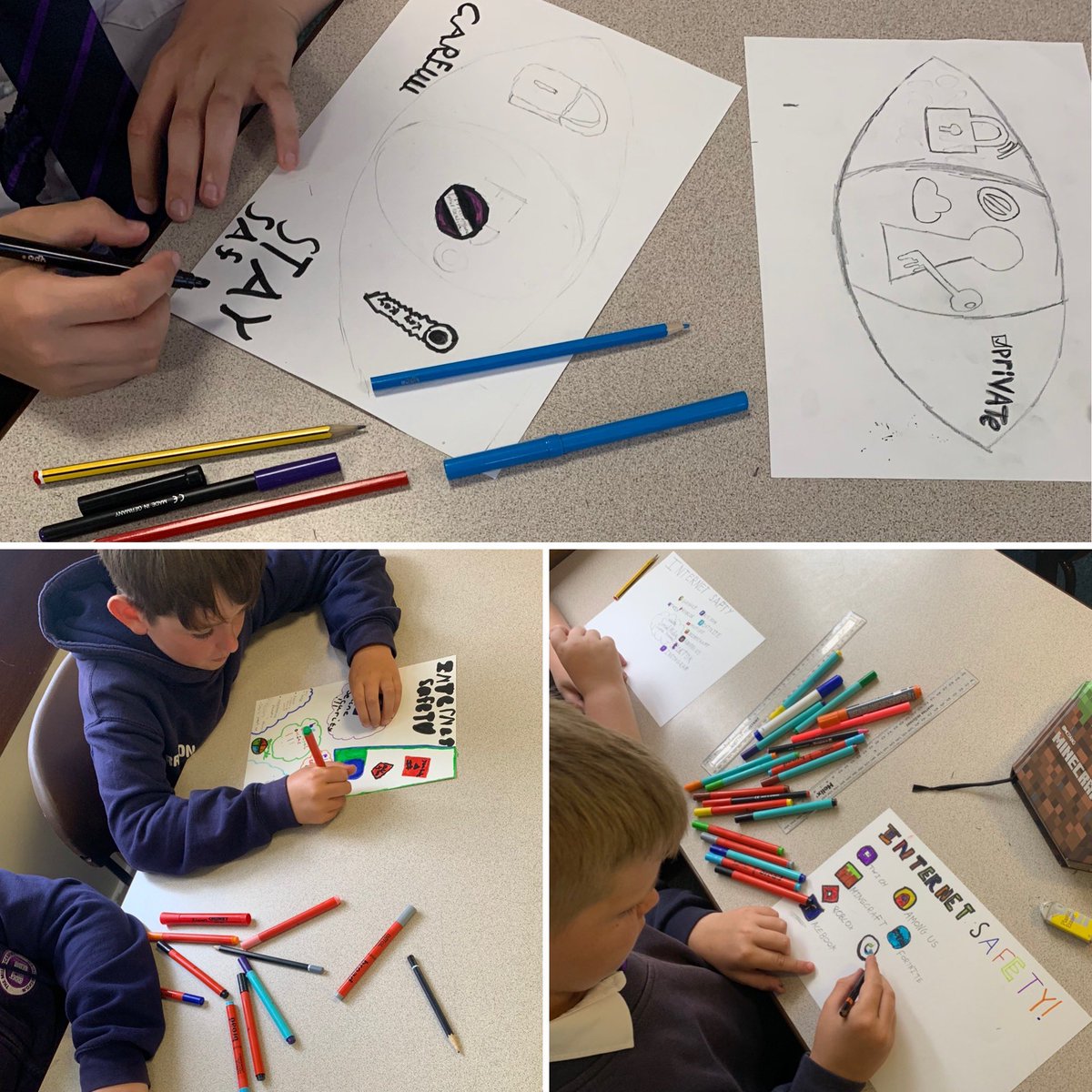 class6_mill's tweet image. We have been learning all about staying safe online this morning. Awareness posters pending… 💻 🖥