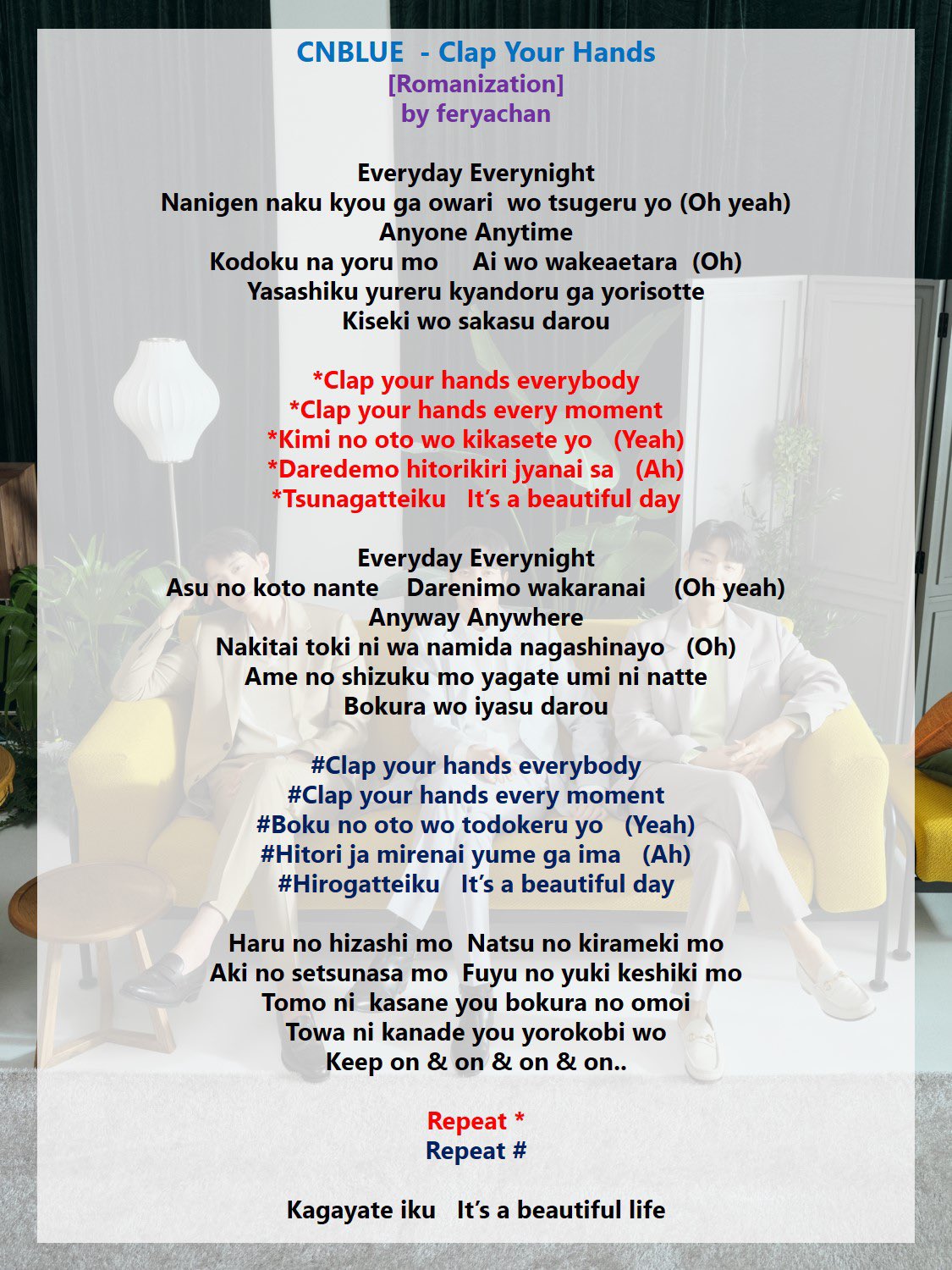 Everybody clap online your hands lyrics