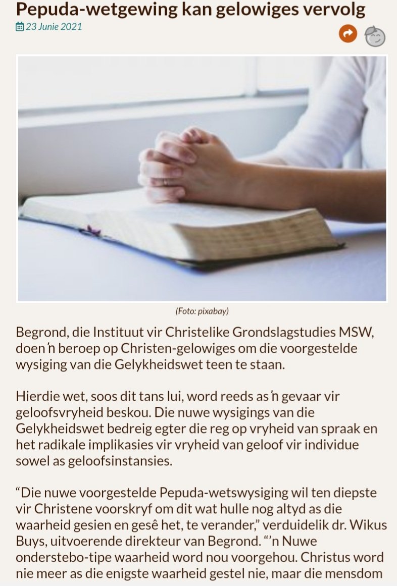 noentry54's tweet photo. Die ANC diktators beoog om Christene te vervolg wat God se woord uitleef! https://t.co/nYMX7CeuWb
Teken asb die vorm soos in die link hierbo en versprei na ander #Christene asb https://t.co/r4cNKqj21p