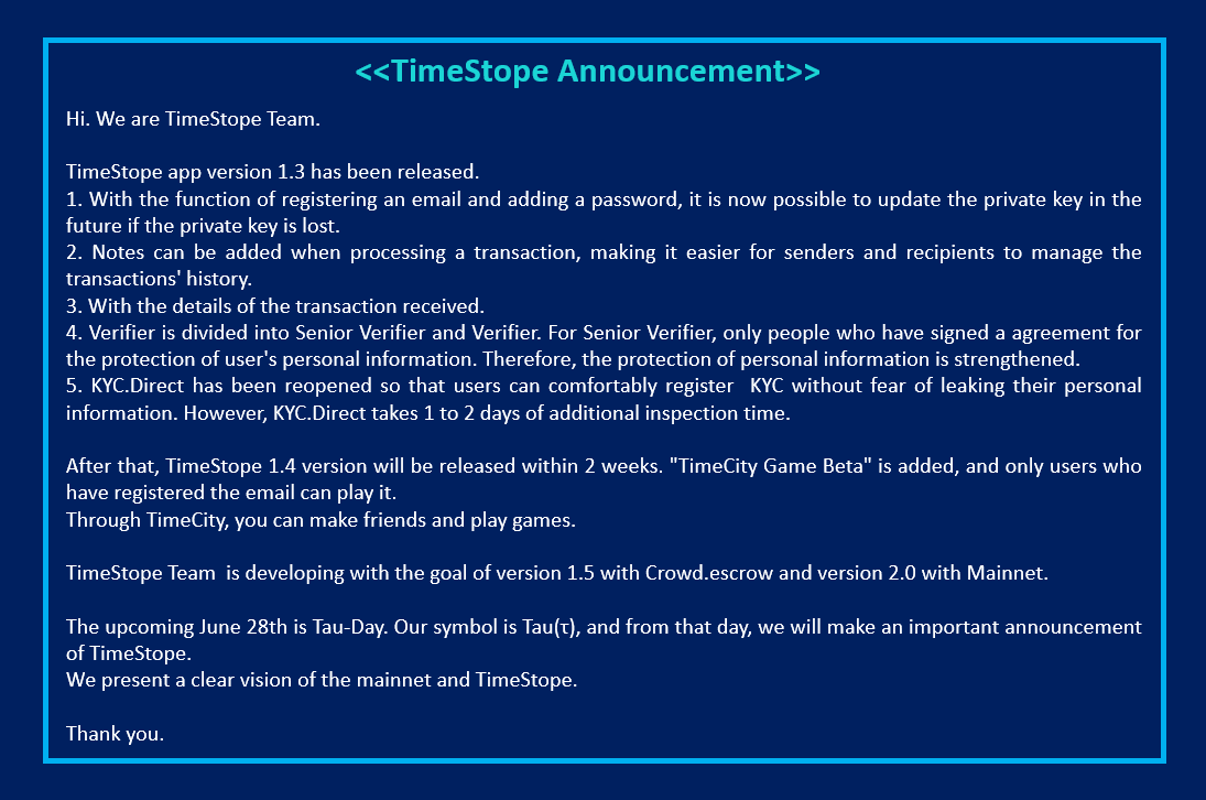 TimeStope tweet media