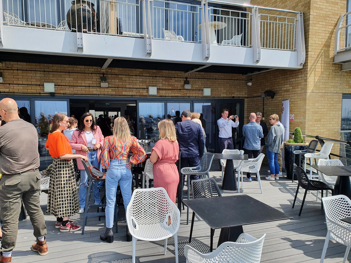 Some serious networking taking place in the sunshine in Brighton for #CannesCondensed Certainly making up for lost time! @ICCOpr @Provoke_News @PRCA_UK