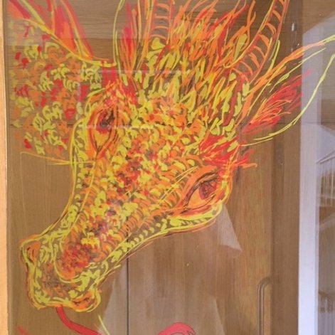 StSwithunsLibr's tweet photo. #StSwithunsLibr Another bibliophilic dragon to guard our books on #HarryPotterBookNight.   Which spell do the books cast over you? The warmth of friendship, camaraderie and acceptance, a salmagundi of fantastical species, or a world where morality and goodness ultimately prevail? https://t.co/UQbpuHMVOo