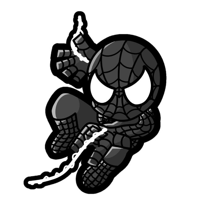 ブラックスパイダーマンのtwitterイラスト検索結果